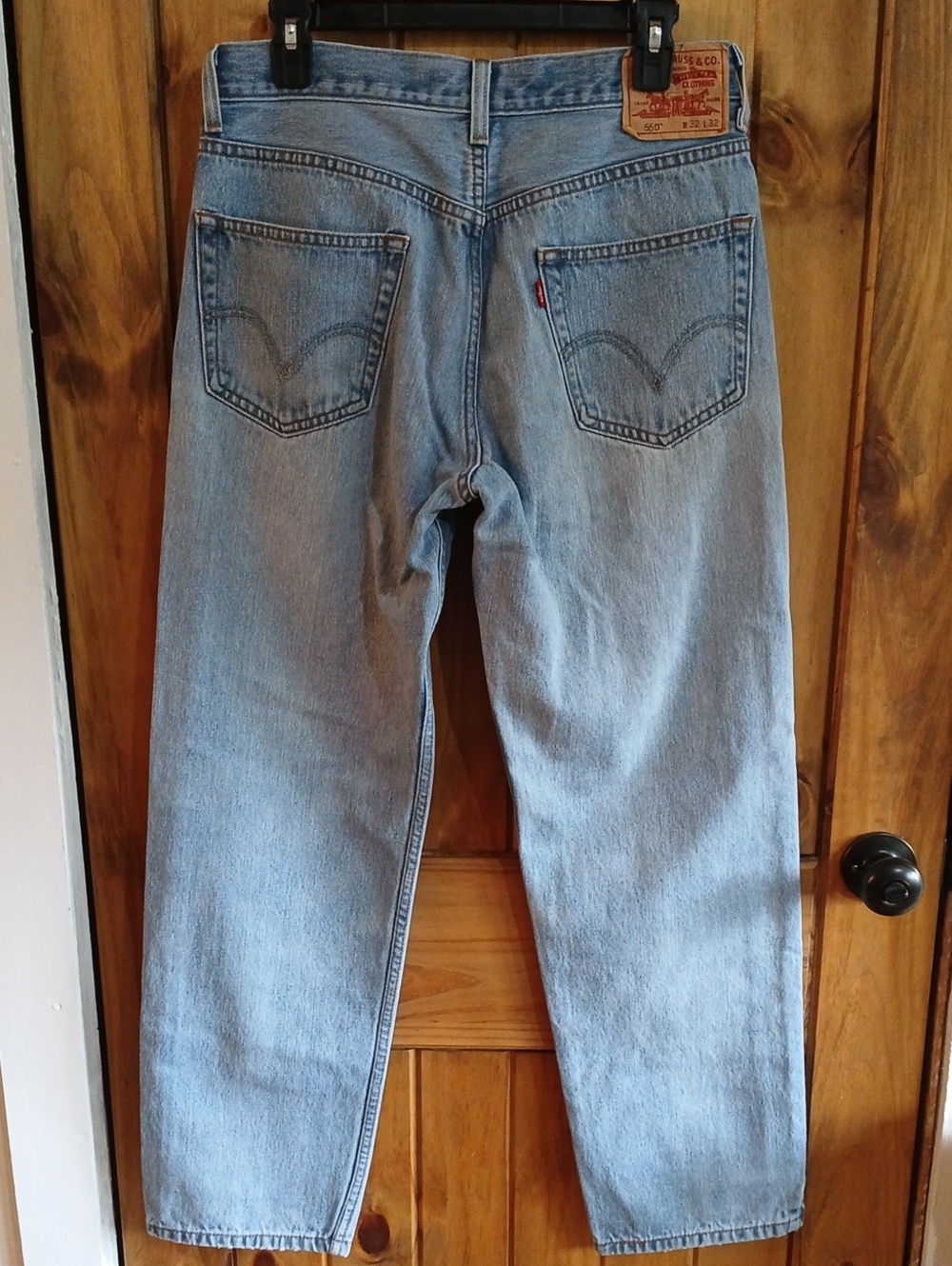 Mens Vintage Levi's 550 Relaxed Fit Denim Jeans - 32x30